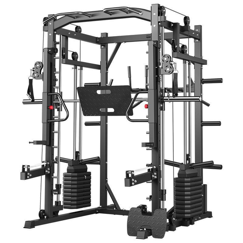 Home Gym Unit - Smith Machine Comprehensive Training Power Rack