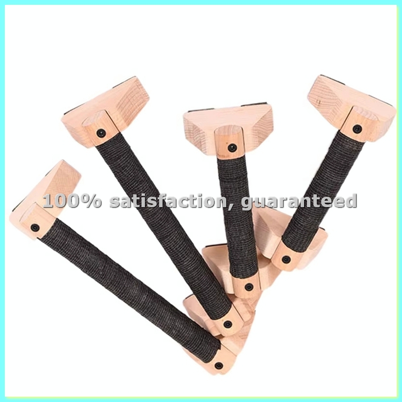 Push Up Stand Bar - 1 Pair Wooden Push Up Bar,