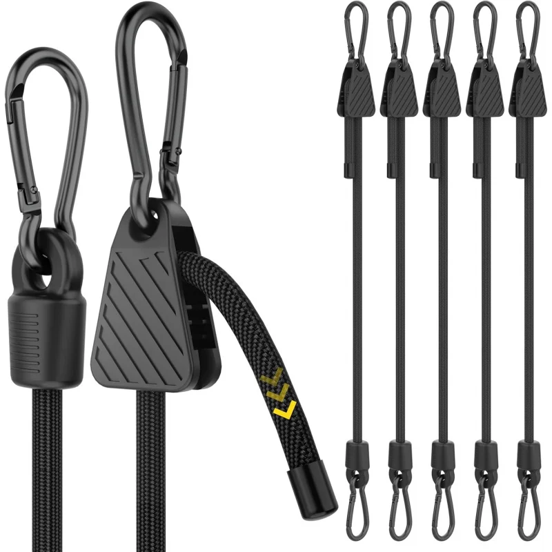1-6PCS Adjustable Bungee Cord  - Resistance Band Heavy review and price