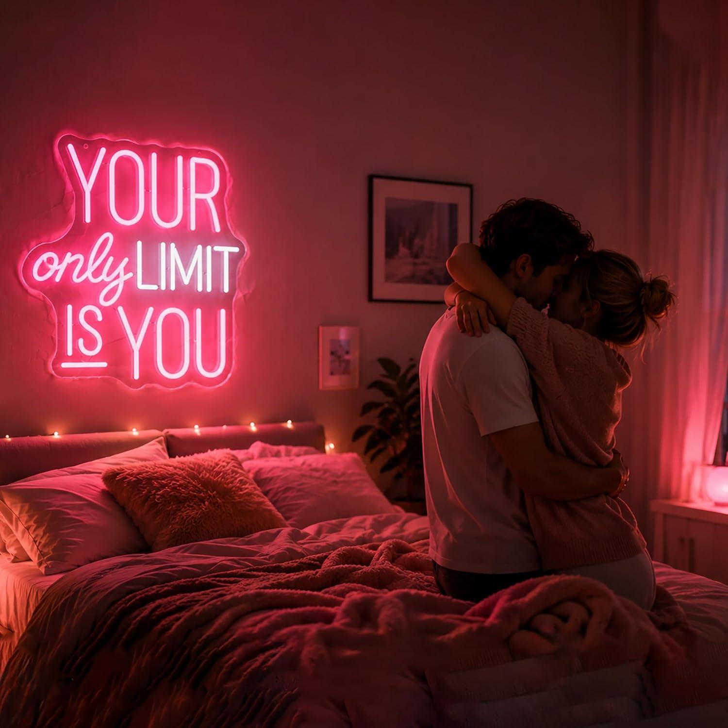 Your Only Limit Is You Neon Si - Home Gym Neon Sign review and price