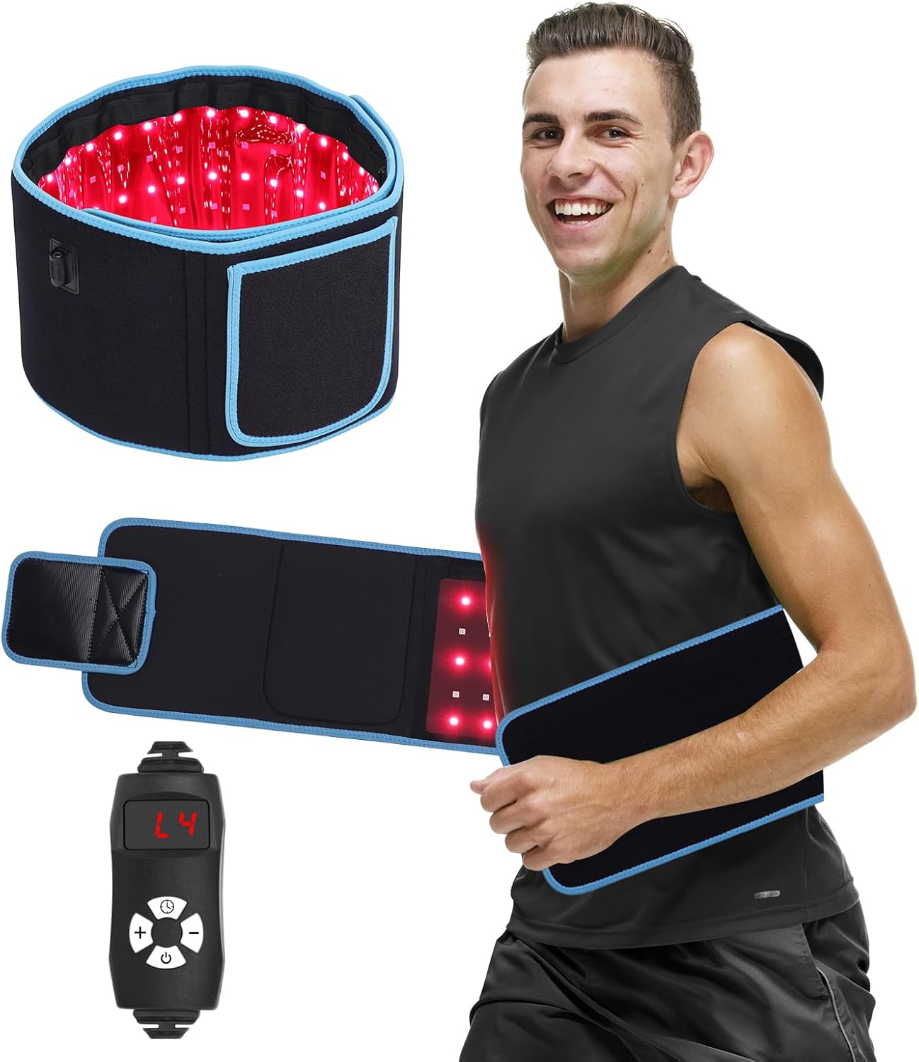 LED Phototherapy Massage Belt  - Weight Belt Lifting review and price