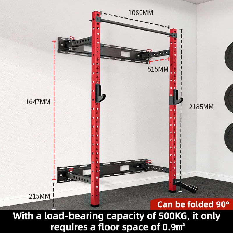 English：Adjustable Power Cage  - Home Gym Half Rack review and price
