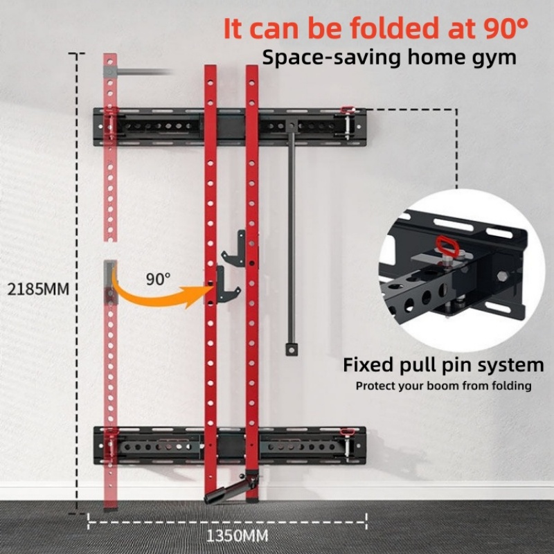 English：Adjustable Power Cage  - Home Gym Half Rack review and price