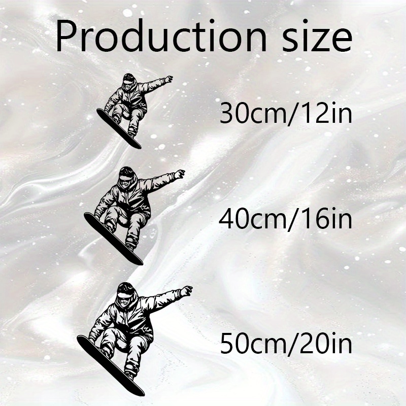CIFBUY Metal Wall Art Snowboar - Home Gym Outdoor Ideas review and price