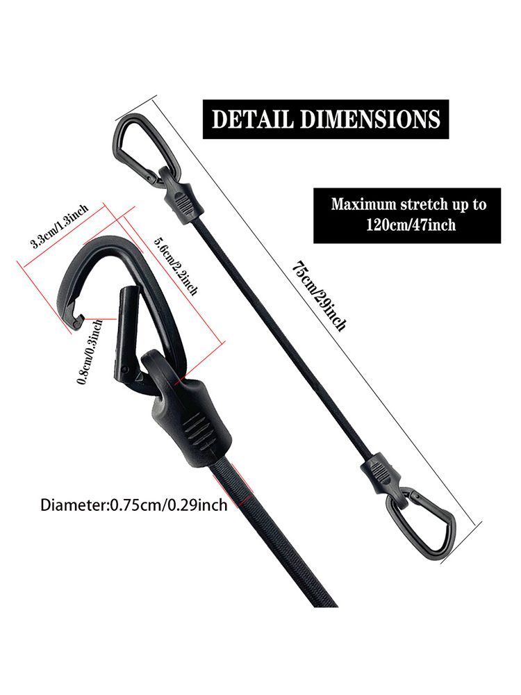 2/4/6Pcs Heavy Duty Bungee Cor - Resistance Band Heavy review and price