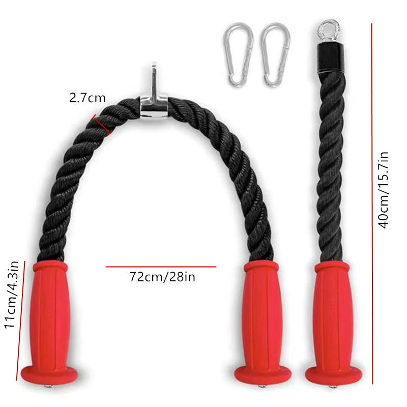 Ergonomic Tricep Ropes Non-Sli - Home Gym Unit review and price