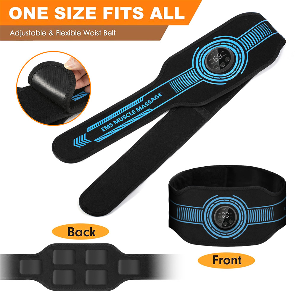 USB Rechargeable Abdominal Mus - Weight Belt Lifting review and price
