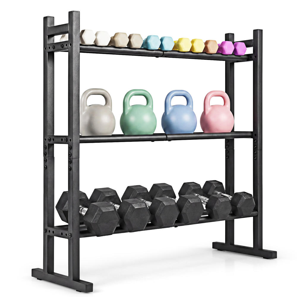 Heavy Duty 3-Tier Dumbbell Rac - Home Gym Gym review and price
