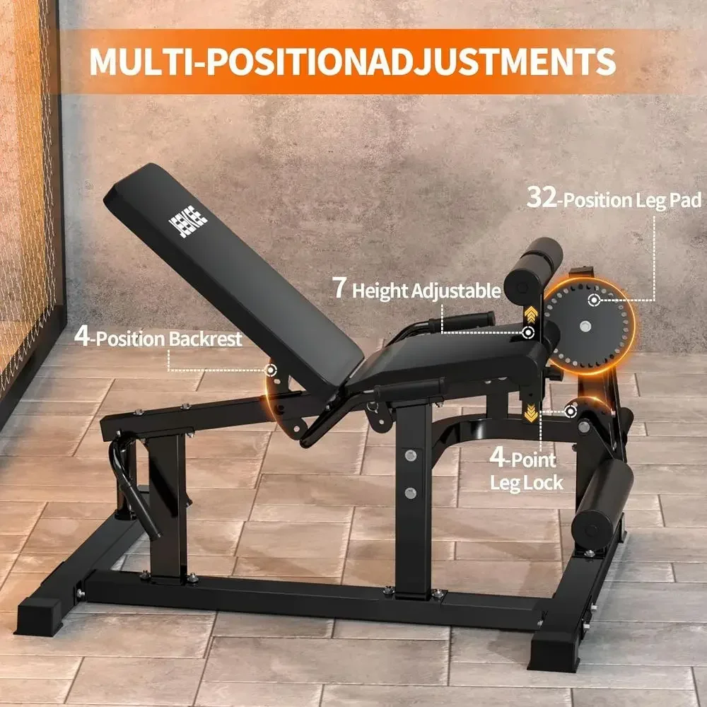 700LB Capacity Plate Loaded Le - Home Gym Quad Machine review and price