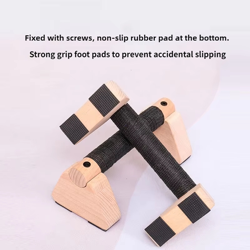 1 Pair Wooden Push Up Bar, for - Push Up Stand Bar review and price
