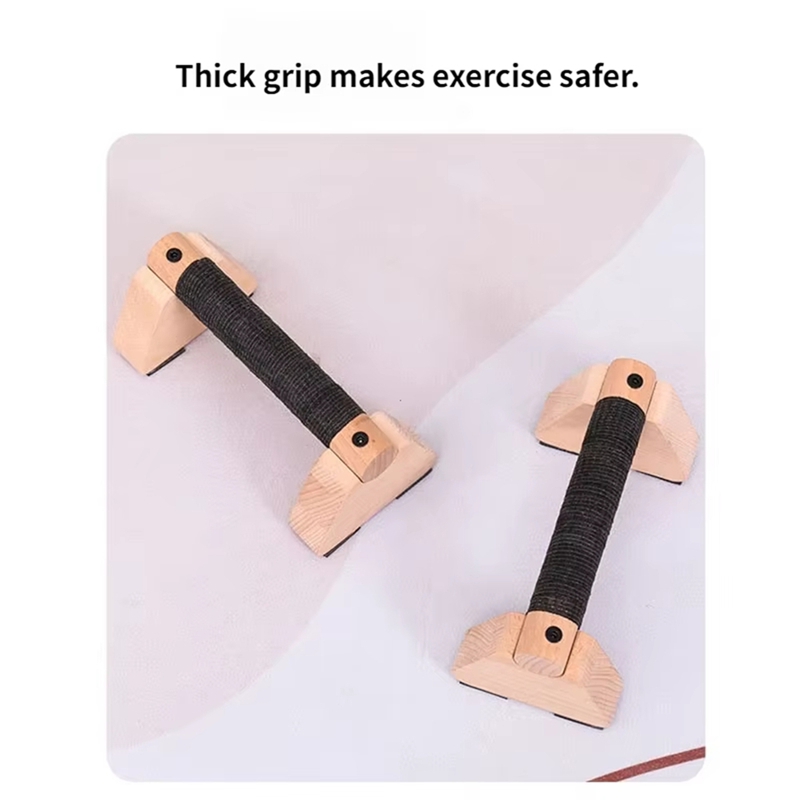 1 Pair Wooden Push Up Bar, for - Push Up Stand Bar review and price