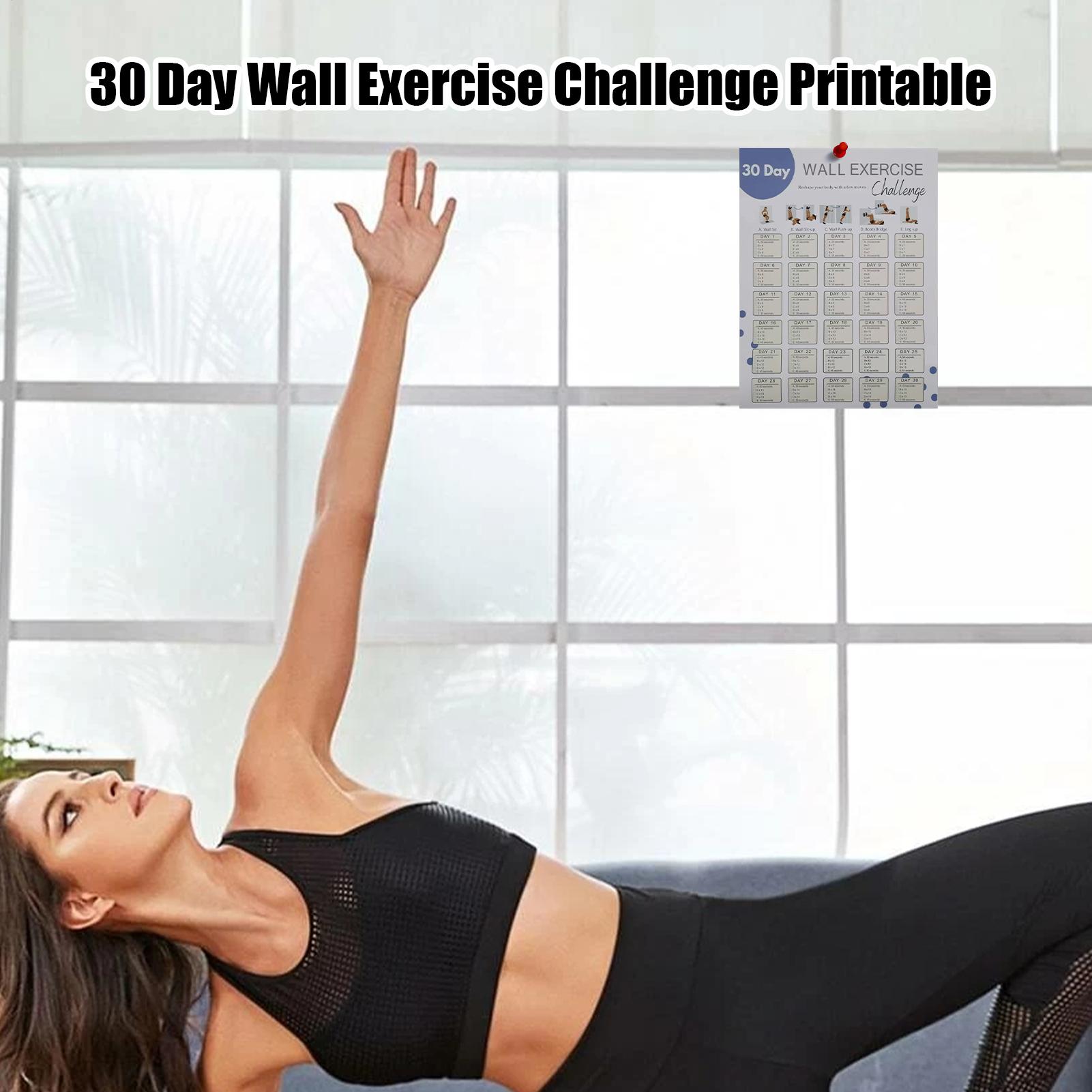 Wall Fitness Planner 30 Days H - Workout Plan Home Gym review and price