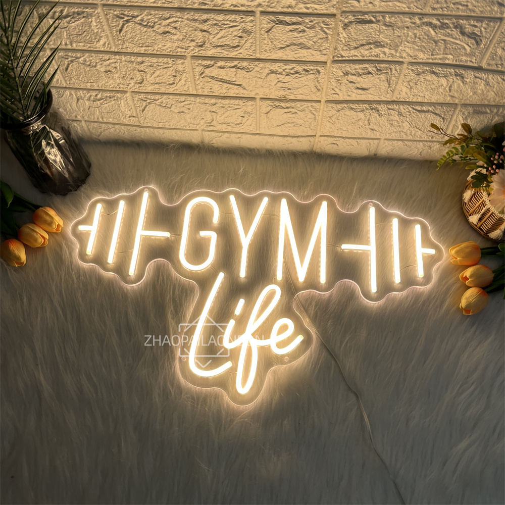 Dumbbell GYM Neon Signs for Wa - Home Gym Neon Sign review and price