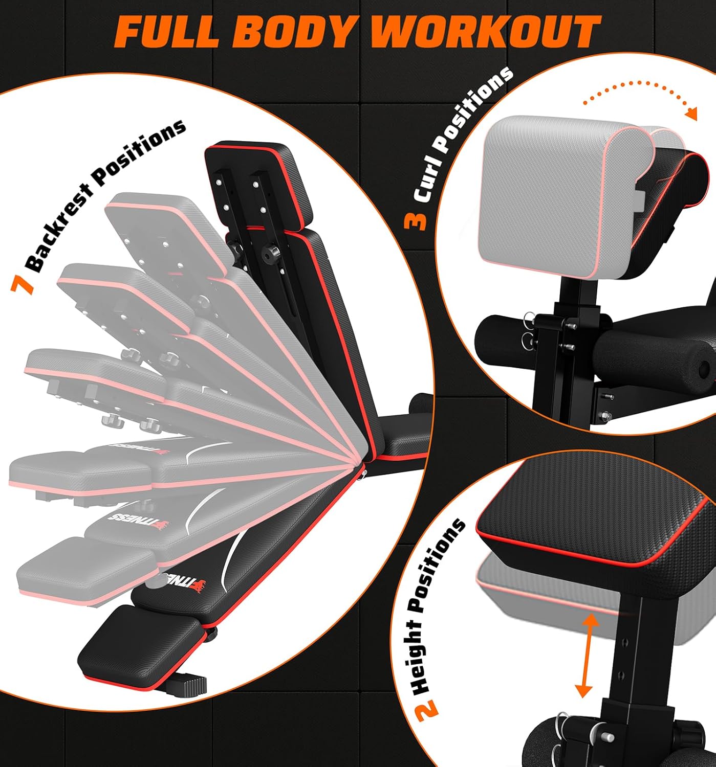 Home Gym Foldable Weight Bench - Home Gym Bench review and price
