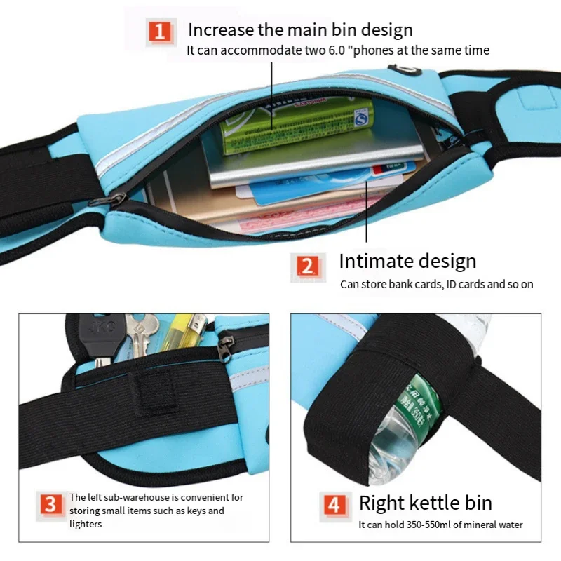 1pc Running Bag Women Waist ba - Weight Belt Lifting review and price